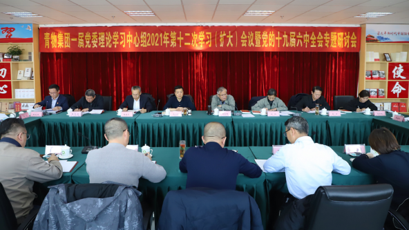 省物產(chǎn)集團(tuán)召開黨委理論中心組學(xué)習(xí)（擴大）會議暨黨的十九屆六中全會專題學(xué)習(xí)研討會